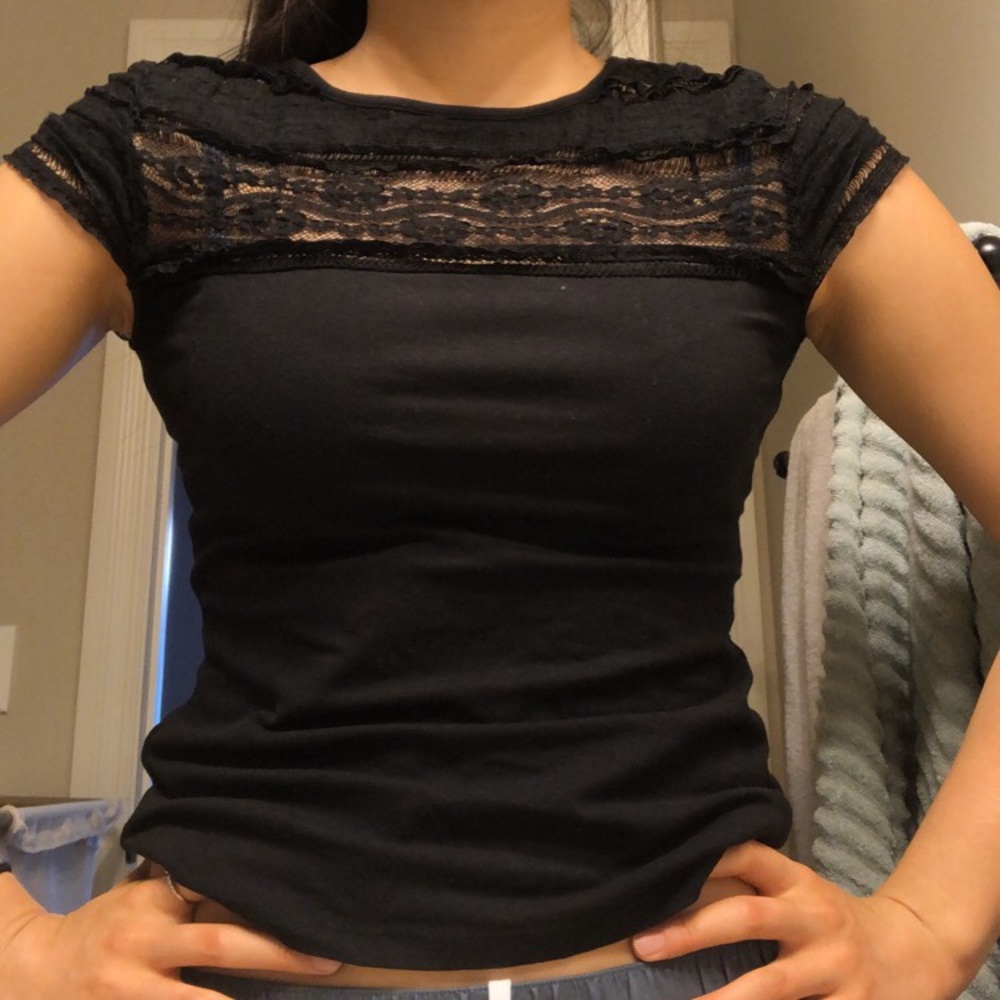 cute lacy t-shirt
